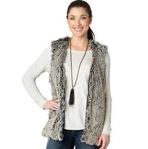 Faux fur vest